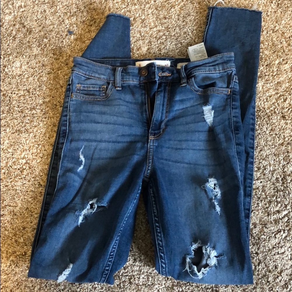 Hollister skinny high rise jeans